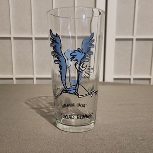 Vintage 1973 Pesi Collector Series Road Runner Glass 16 Oz